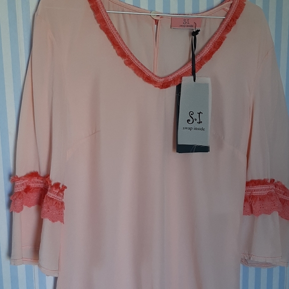 SWAP INSIDE NWT Silk Shift Dress - Picture 3 of 4